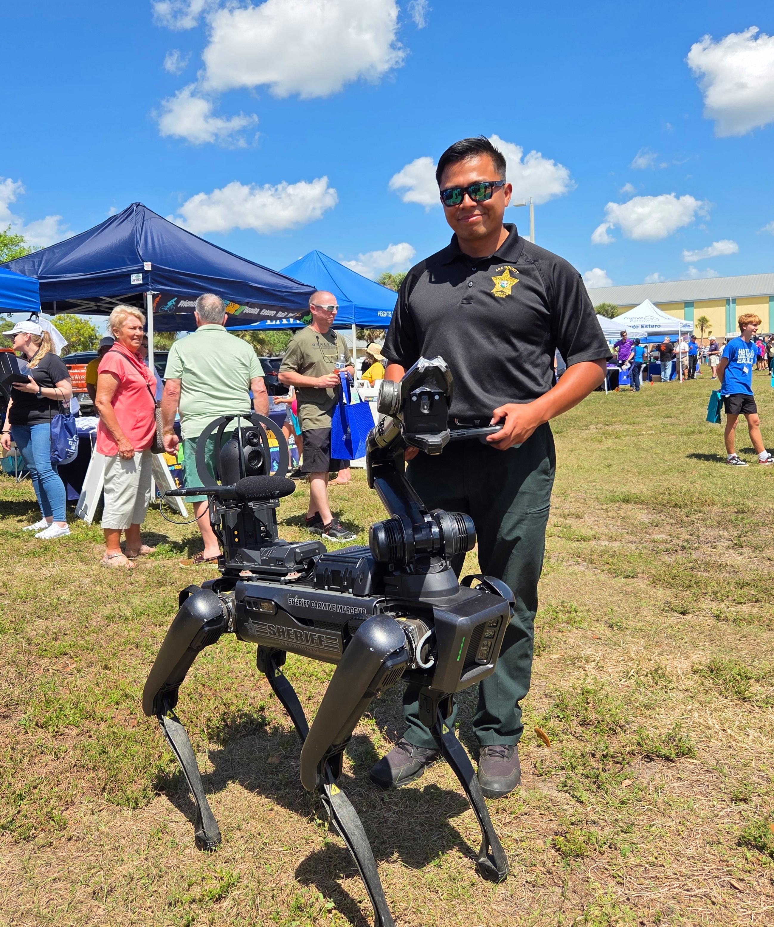LCSOs-Drone-Operator-Santizo-with-Robodog