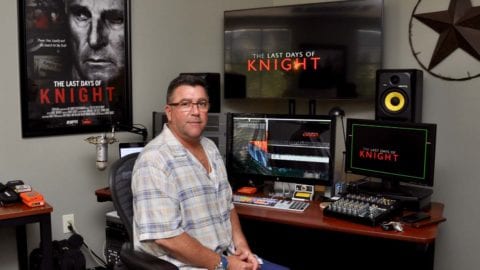 Andre Ninchritz edited 'The Last Days of Knight' at his Estero studio
