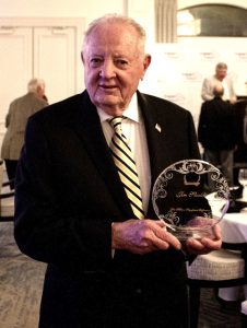 Jim Shields with the Inaugural Don Eslick Estero Person of the Year Award