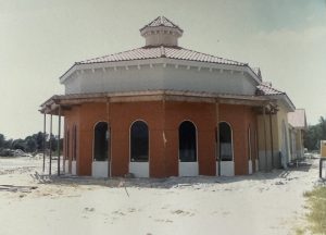 Exterior of the building before build-out