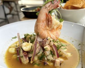 Ceviche Mixto Passion Fruit