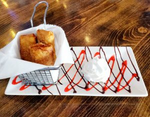 Raspberry Cheesecake Chimichanga