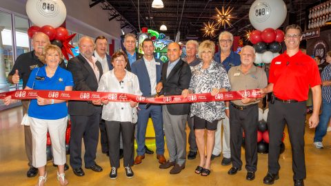 Ribbon cutting ceremony and party for 810 Billiards & Bowling, Estero, Florida, USA