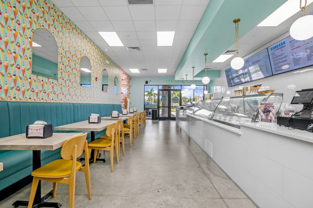 Interior of Royal Scoop