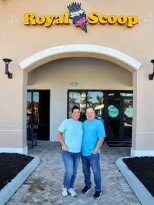 Royal Scoop owners Robb and Patricia Winiecki (photo by Tyler Olive)