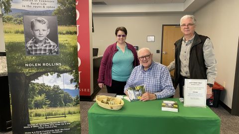 Boy from Piney book signing at City Hall in Piney_ Tennessee