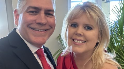 Cliff and Angela Brand at the SWFL Heart Ball in support of the American Heart Association at the Hyatt Regency in Bonita Springs_ 2024.