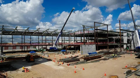 Construction at Southwest Florida International Airport in October 2025. Photo by Andrew West