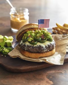 Green and Hot Burger