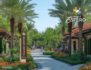Village Center Hub rendering