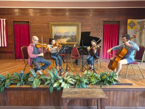 Camerata String Quartet_ Boris Sandler_ volin_ Alice Hong_ violin_ Susannah Chalick_ viola and Egor Antonenko_ cello
