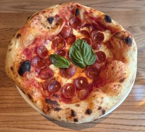Charred Pepperoni Pizza