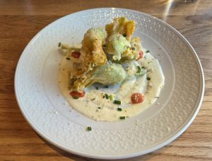 Crispy Stuffed Squash Blossoms